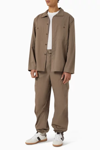 Sean Shirt Jacket in Tencel & Cotton