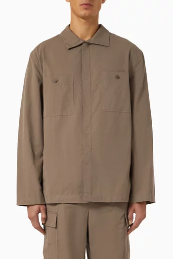 Sean Shirt Jacket in Tencel & Cotton