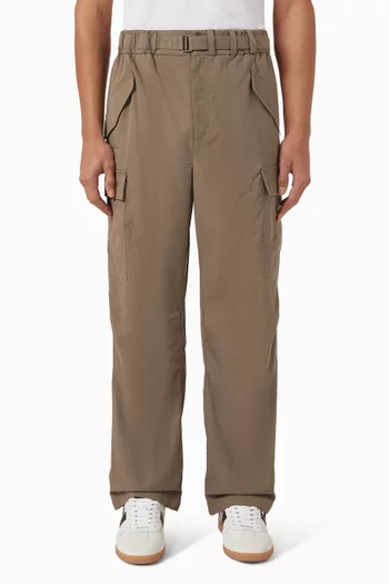 Garrett Wide-leg Cargo Pants in Tencel & Cotton