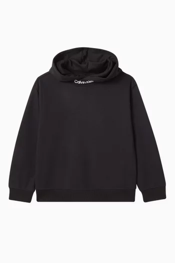 Logo Hoodie in Cotton-terry