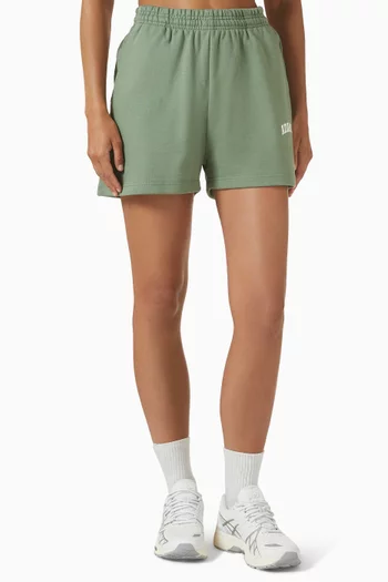 Varsity Sweat Shorts in Cotton