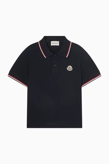 Logo Applique Polo Shirt