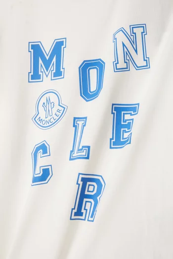 Logo Print T-shirt in Cotton