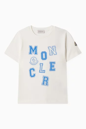 Logo Print T-shirt in Cotton