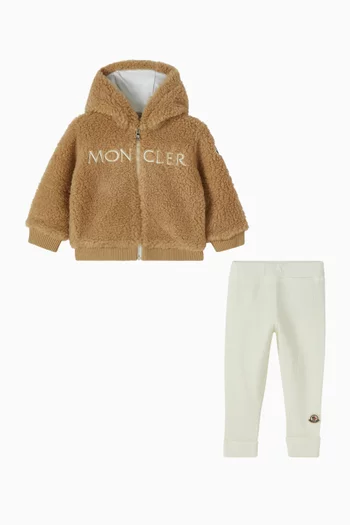 Shearling Hoodie & Leggings Set