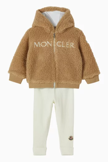 Shearling Hoodie & Leggings Set