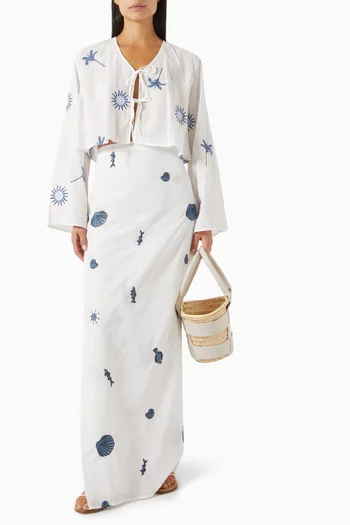 Dyani Printed Pareo in Cotton
