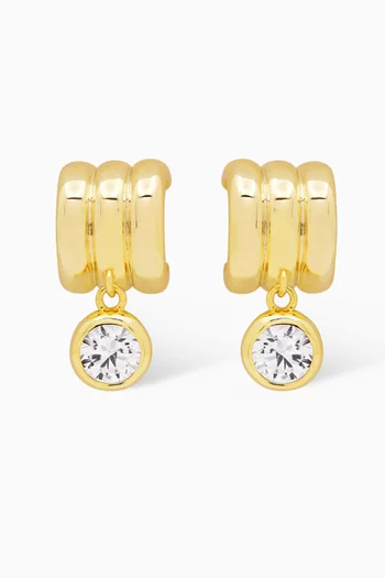 Robyn Huggie Earrings in 14kt Gold Vermeil