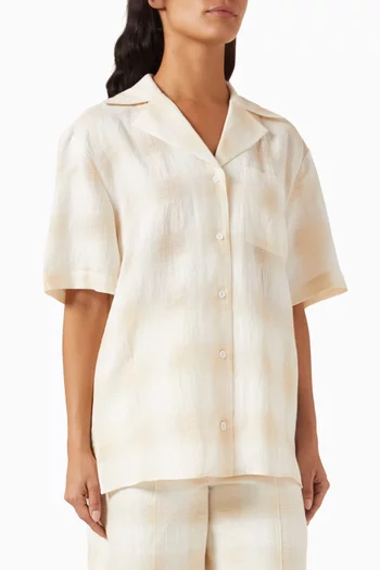 Mason Oversized Shirt in Linen Blend