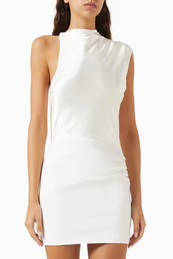 Lumina Asymmetrical Spliced Mini Dress