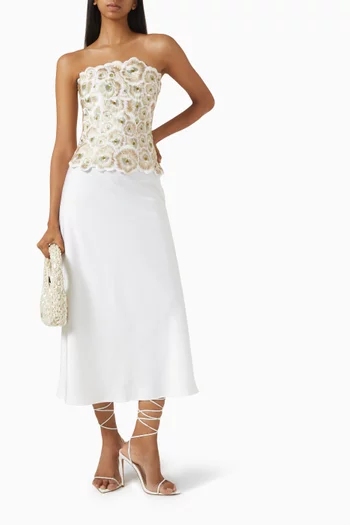 Pansy Lace-up Corset Top