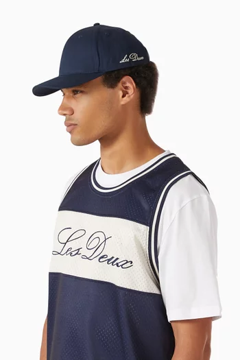 Logo Baseball Cap in Cotton