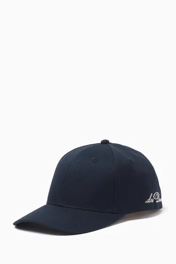 Logo Baseball Cap in Cotton