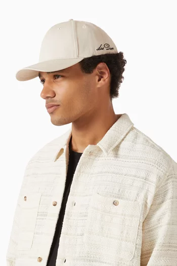 Logo Baseball Cap in Cotton