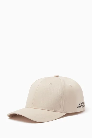 Logo Baseball Cap in Cotton