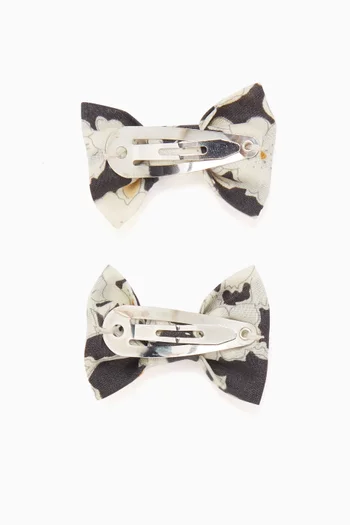 Miniclic Hair Bows in Liberty fabric