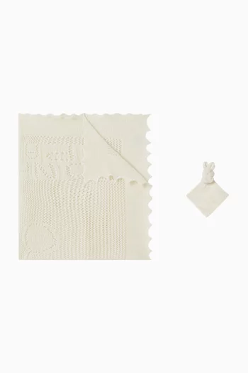 Bunny Comforter & Blanket Gift Set