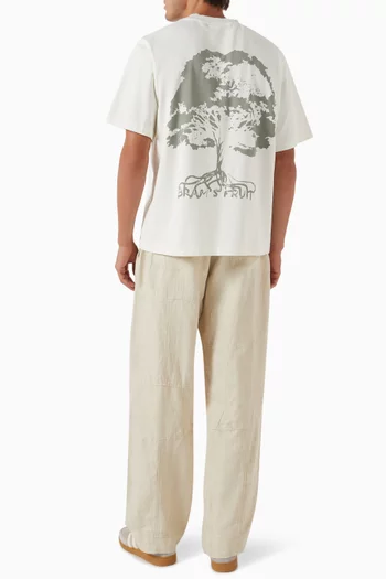 Roots T-shirt in Cotton