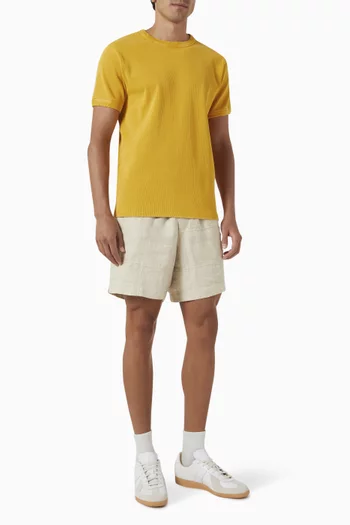 Heavy Rib T-shirt in Cotton