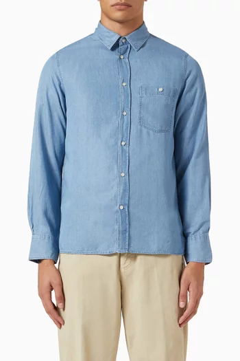 Alex Shirt in Washed Lyocell