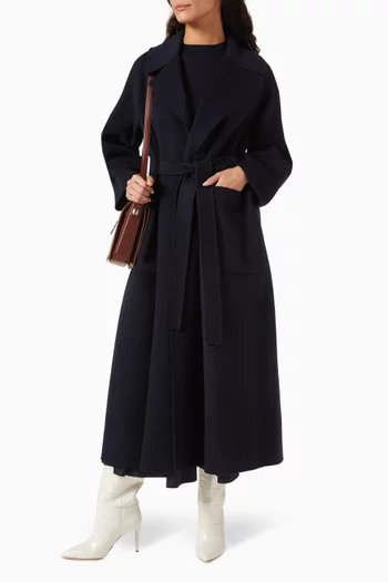 Doris Belted Coat in Wool