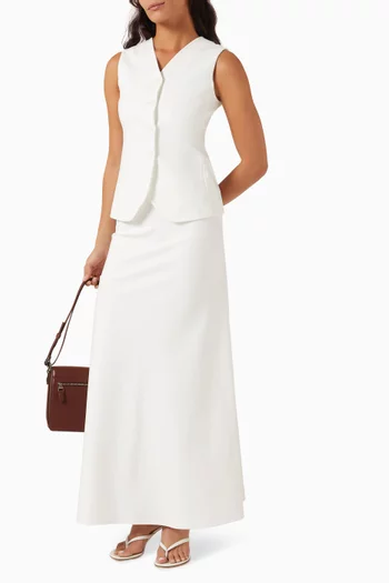 Vernice Maxi Skirt in Viscose-jersey