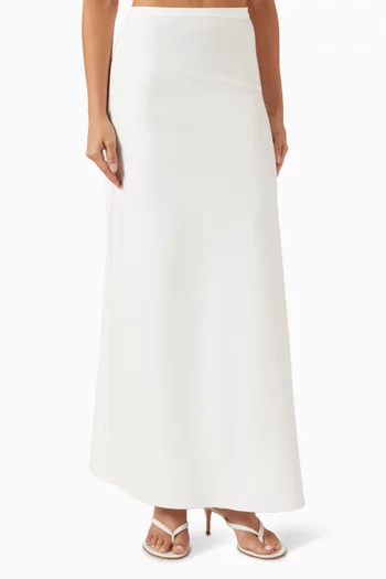Vernice Maxi Skirt in Viscose-jersey