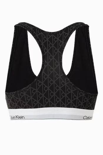 Icon Logo Bralette in Cotton-modal