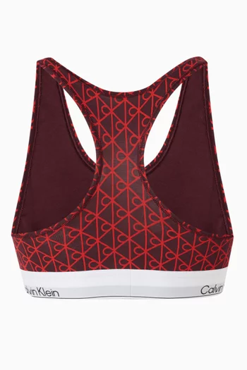 Icon Logo Bralette in Cotton-modal