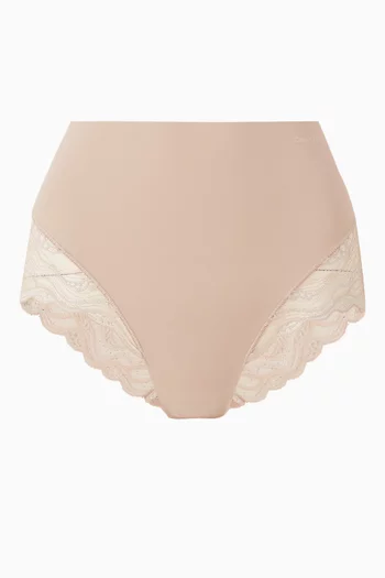 Sensual Lace High-waisted Briefs