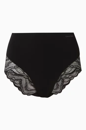 Sensual Lace High-waisted Briefs