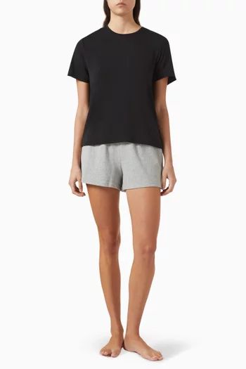 Logo Lounge Shorts in Cotton Jersey