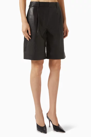 Irina Shorts in Leather