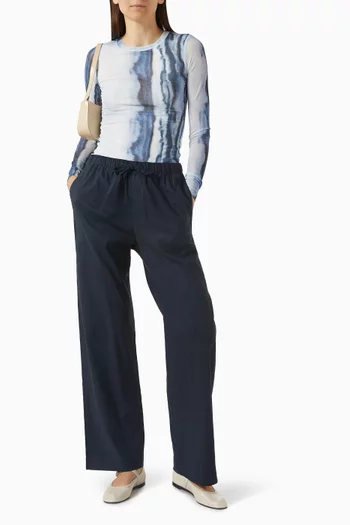 Logan Beach Pants in Linen-blend