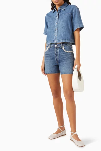 Ultra Featherweight Stevie Top in Denim