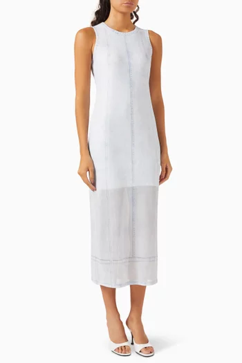 Miramar Midi Dress in Mesh