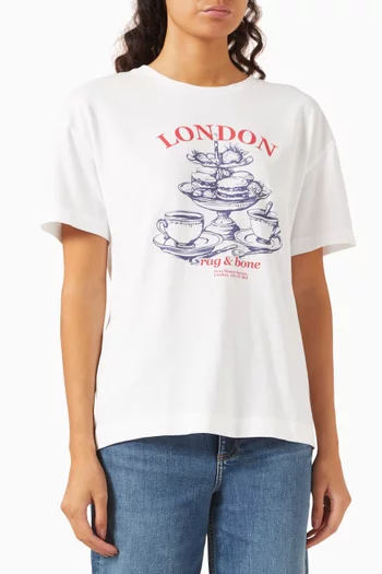 London Graphic T-shirt in Cotton