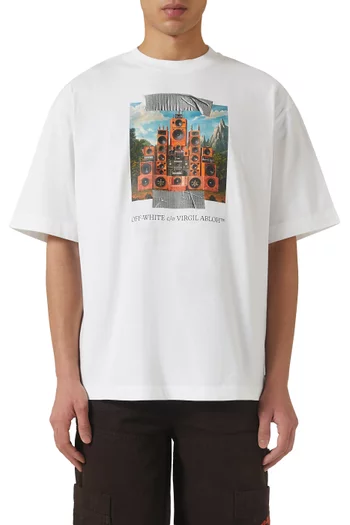 Train Off Skate T-shirt in Cotton