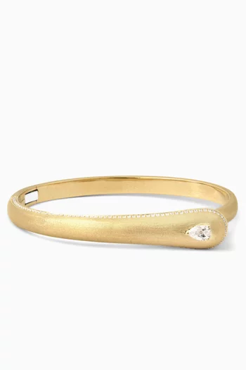 Prestige Diamond Bangle in 18kt Gold