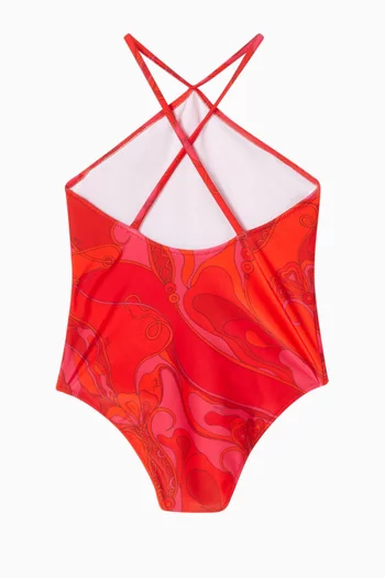 Printed One-piece Swimsuit