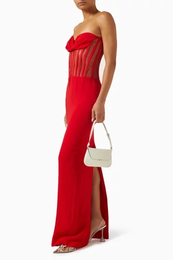 Sweetheart Exposed Maxi Dress