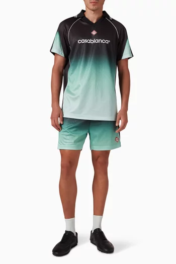 Gradient Monogram Jacquard Football Shirt