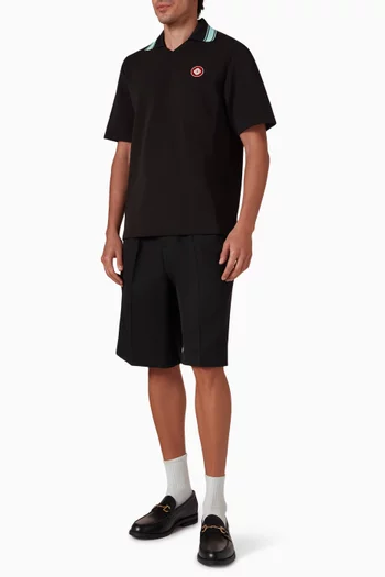 Double V-neck Polo T-shirt