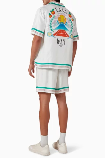 Casa Way Cuban Shirt in Silk