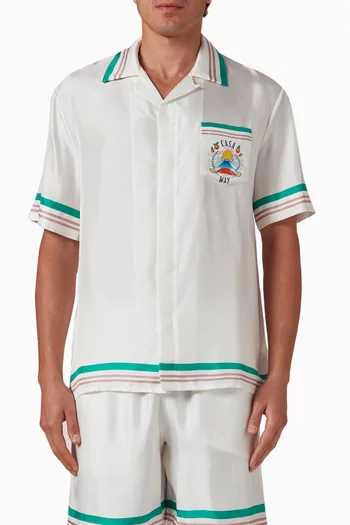 Casa Way Cuban Shirt in Silk