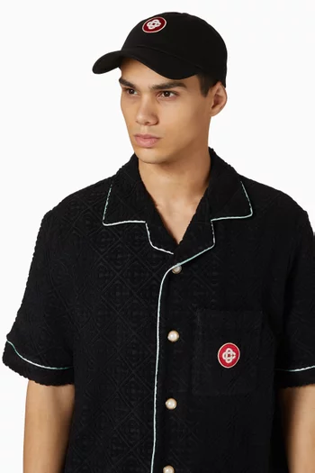 كاب بيسبول برقعة شعار الماركة قنب