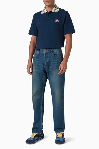 Laurel Pique Polo Shirt in Organic-cotton