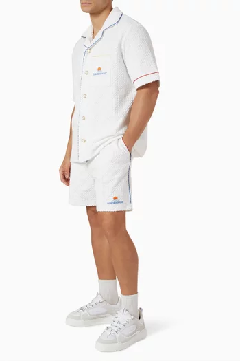 Monogram Shorts in Towel Terry