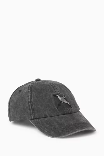 كاب مزين بطائر آكل النحل قطن