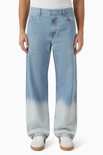 بنطال جينز زاين بلون باهت دينم